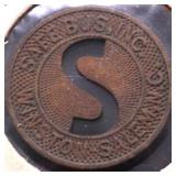 WINSTON SALON N C TRANSIT MEDAL