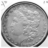1882 MORGAN DOLLAR XF