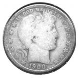 1900 O BARBER HALF DOLLAR G