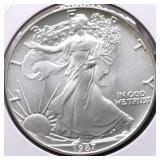 1987 SILVER EAGLE GEM