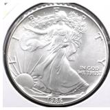 1986 SILVER EAGLE GEM