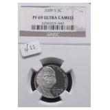 2009 S NGC PF69UC JEFFERSON NICKEL