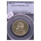 2001 S PCGS PF69DC SACAGAWEA DOLLAR