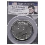 2014 D PCGS SP66 KENNEDY HALF DOLLAR