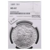 1889 NGC MS62 MORGAN DOLLAR