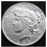 1927 PEACE DOLLAR AU
