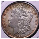 1890 CHOICE BU MORGAN DOLLAR