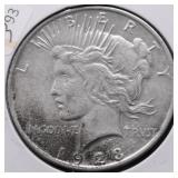 1923 PEACE DOLLAR XF
