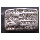 1  OZ .999 SILVER BAR