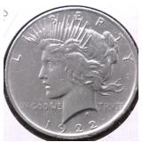 1922 PEACE DOLLAR POLISHED