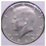 1965 CHOICE BU KENNEDY HALF DOLLAR