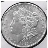 1921 CHOICE BU MORGAN DOLLAR