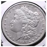 1901 O MORGAN DOLLAR XF