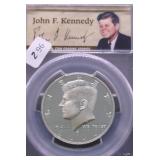 2000 S PCGS PF69DC SILVER KENNEDY HALF DOLLAR