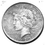1923 PEACE DOLLAR XF