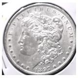 1897 MORGAN DOLLAR AU