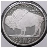 1 OZ .999 SILVER ROUND