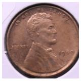 1909 VDB LINCOLN CENT AU