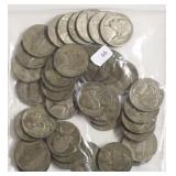40 SILVER WAR NICKELS