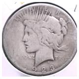 1923 S PEACE DOLLAR VG