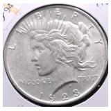 1923 PEACE DOLLAR AU