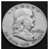 1952 FRANKLIN HALF DOLLAR VF