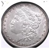 1879 MORGAN DOLLAR AU