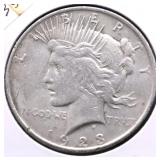 1923 PEACE DOLLAR XF