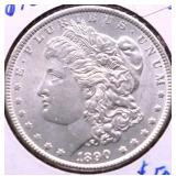 1890 CHOICE BU MORGAN DOLLAR