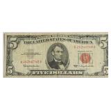 5 $ US LEGAL TENDER VF