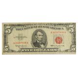 5 $ US LEGAL TENDER VF