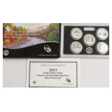 2013 SILVER PROOF QUARTER SET