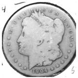 1904 S MORGAN DOLLAR G