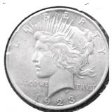 1923 PEACE DOLLAR XF