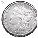 1878 S MORGAN DOLLAR AU
