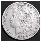 1879 S MORGAN DOLLAR VF