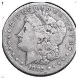 1882 S MORGAN DOLLAR VG