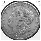 1921 S MORGAN DOLLAR XF