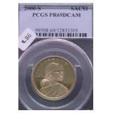 2000 S PCGS PF69DC SACAGAWEA DOLLAR