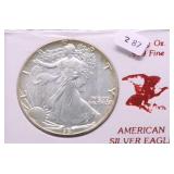 1987 SILVER EAGLE GEM