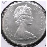 1965 CHOICE BU CANADA SILVER DOLLAR