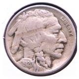 1920 BUFFALO NICKEL VF
