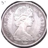 1967 CHOICE BU CANADA SILVER 50 CENTS