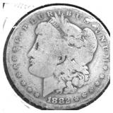 1882 O MORGAN DOLLAR VG