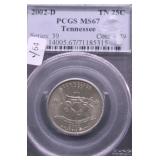 2002 D PCGS MS67 TENNESSEE QUARTER