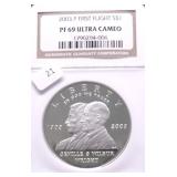 2003 P NGC PF69 UC FIRST FLIGHT SILVER DOLLAR