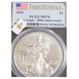 2016 PCGS MS70 SILVER EAGLE