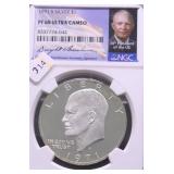 1971 S NGC PF69UC IKE DOLLAR