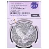 2025 NGC PF70 UC ASCENSION DOLLAR 1 OZ .999 SILVER
