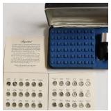 60 GRAMS SILVER ROUNDS W BOX DISPLAY PAPERS